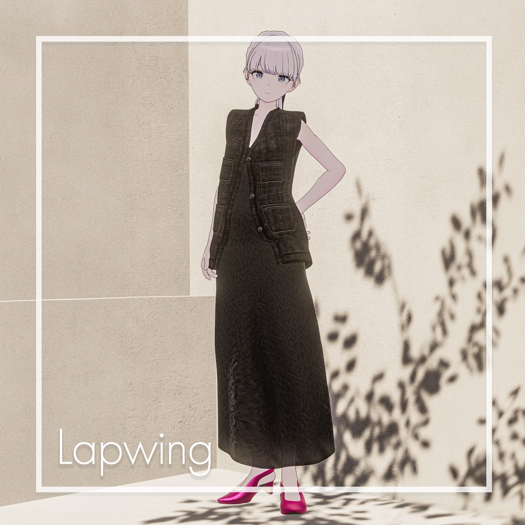 【4体対応】Ray BEAMS ツイードベスト&ワンピース スタイル