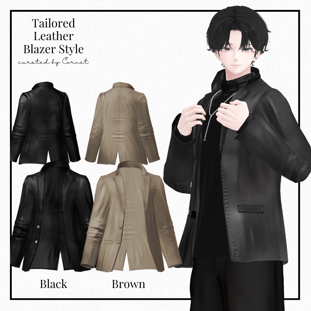 【2体対応】Tailored Leather Jacket Style | BEAMS