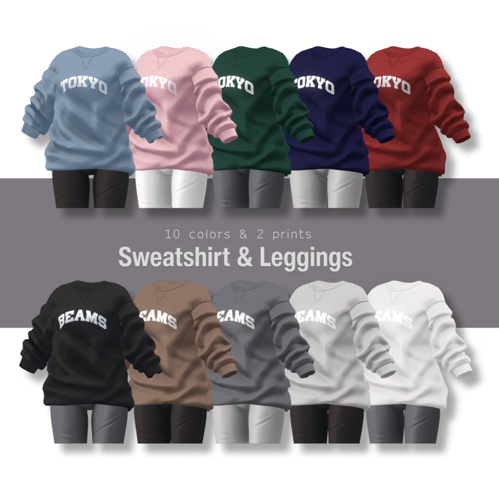 【5体対応】Sports Mix: Women’s | BEAMS [VR限定] 缩略图 8