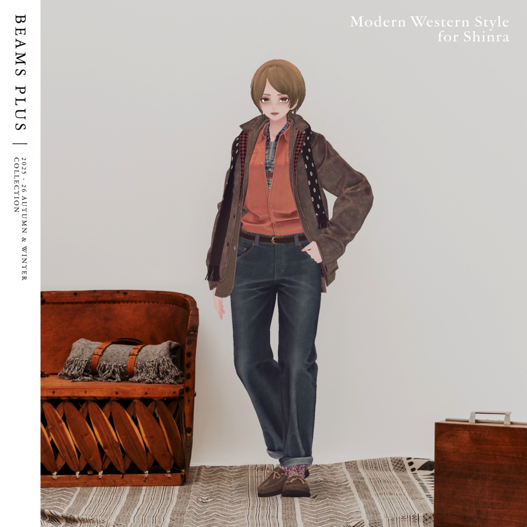 【男女7体対応】BEAMS PLUS Modern Western Style