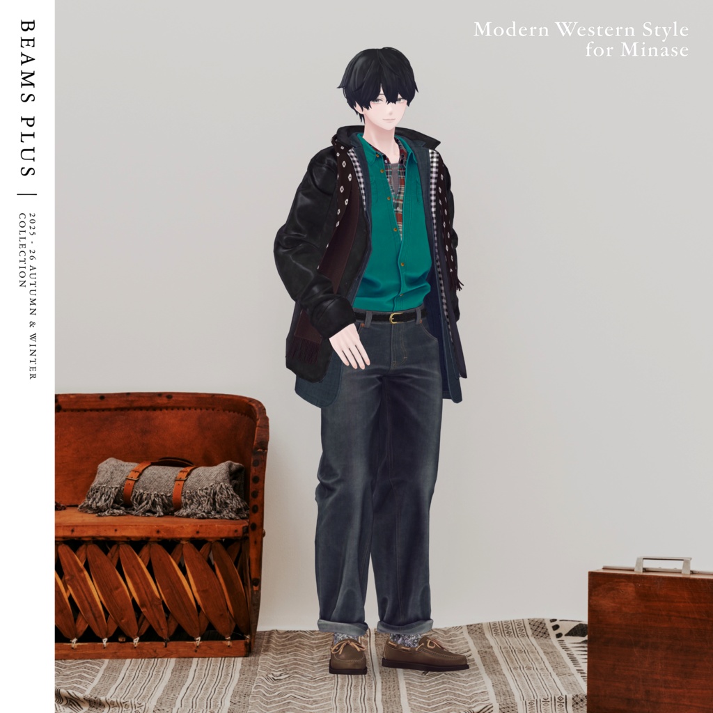 【男女7体対応】BEAMS PLUS Modern Western Style