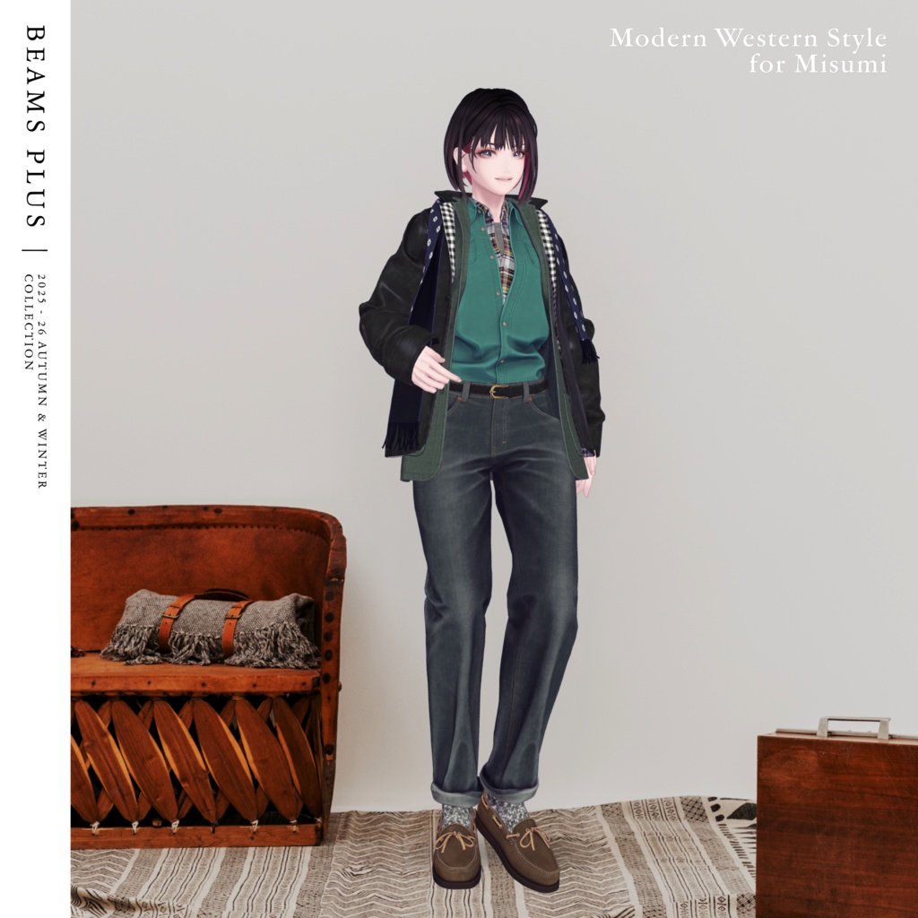 【男女8体対応】BEAMS PLUS Modern Western Style