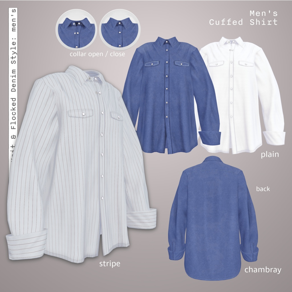 【男女12体対応】Mole Knit & Flocked Denim Style | BEAMS