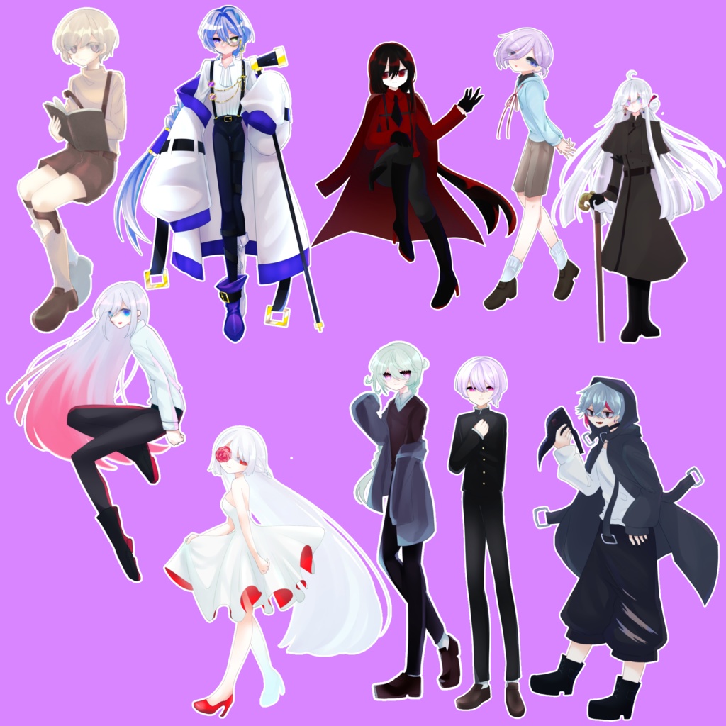 雑多立ち絵素材