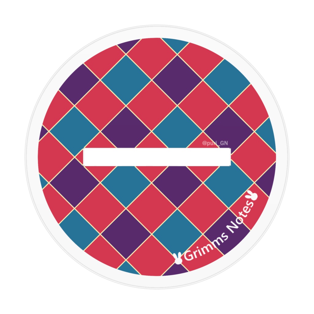 布告うさぎのアクリルフィギュア