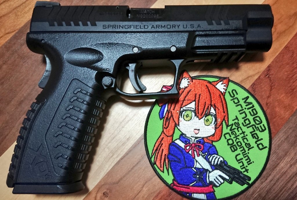 戦術ネコミミ近接戦闘装備のスプリングフィールドM1903ワッペン