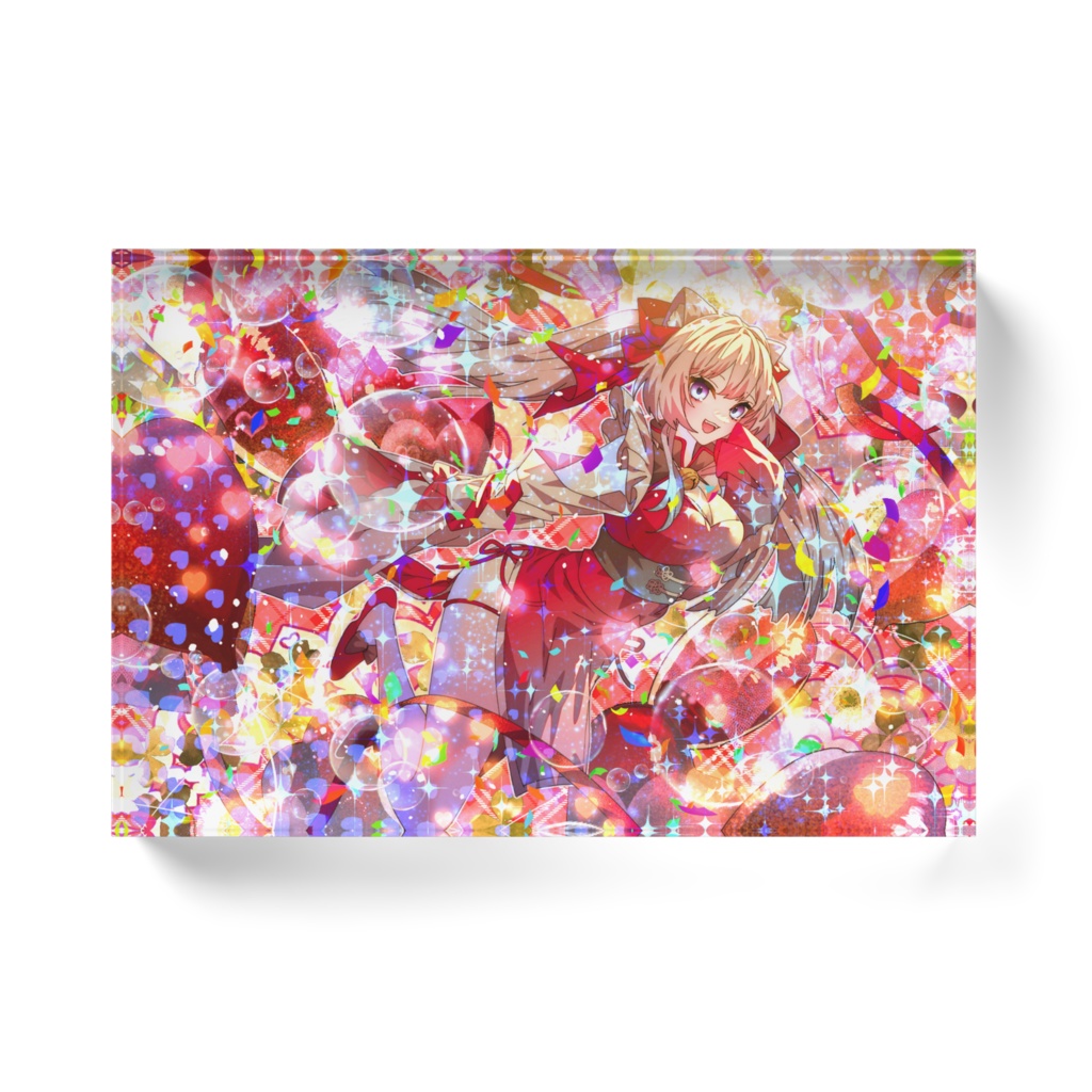 狗尾なちアクリルブロック