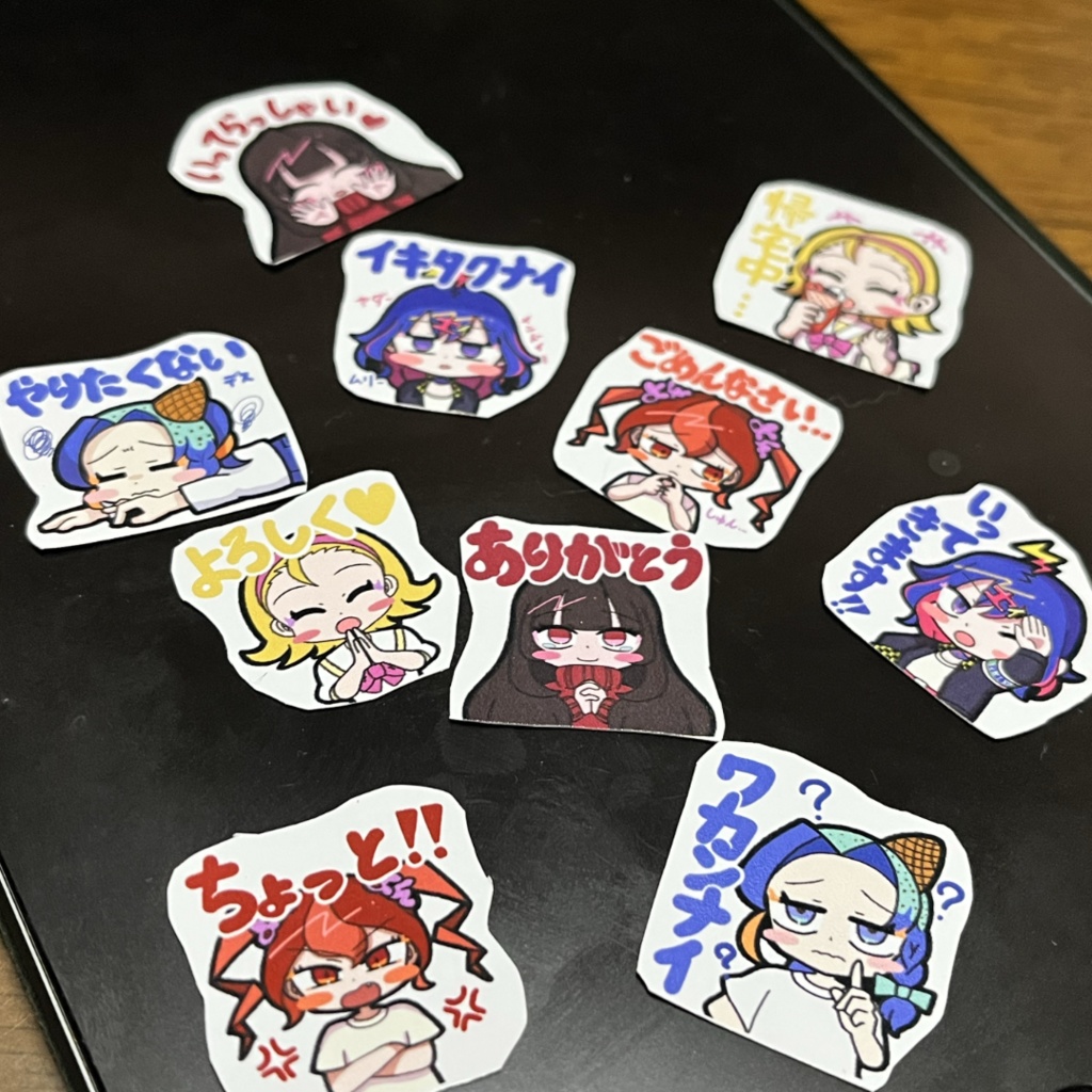 LINEスタンプverフレークシール