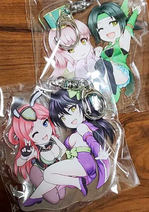 張姫&敬哀皇后・夏侯月姫 アクリルキーホルダー