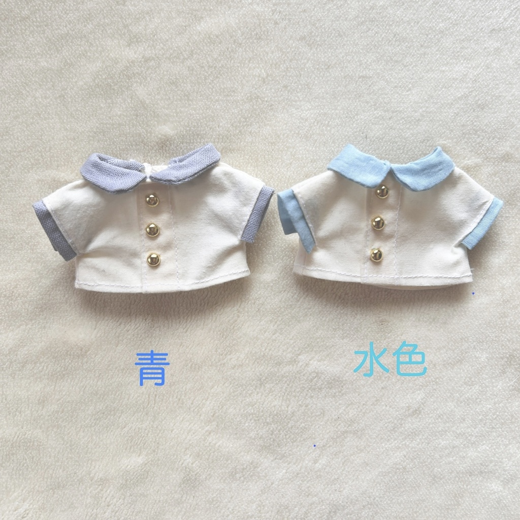 10cmぬい*青チェックなコーデセット