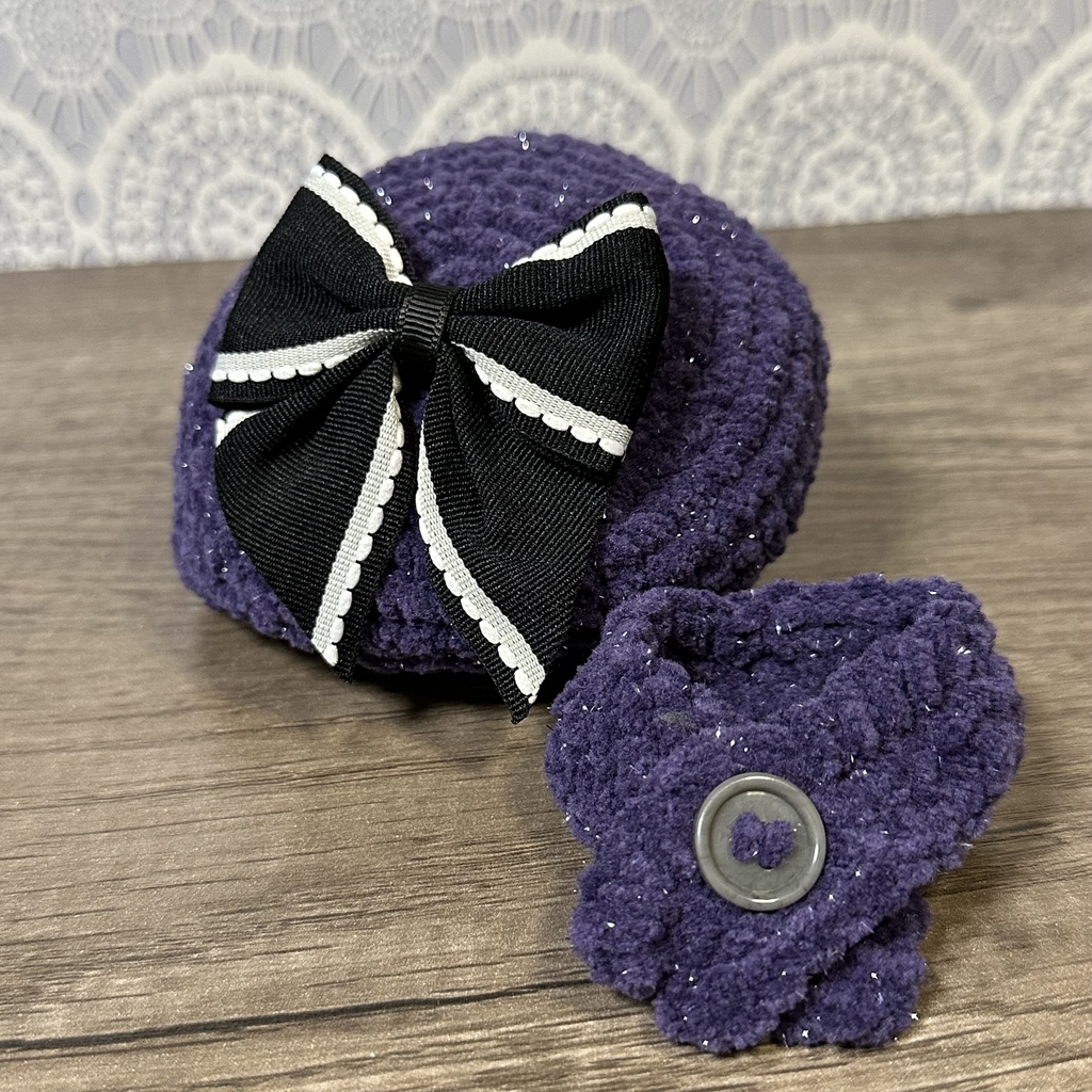 ちびぐるみ向けベレー帽&ティペット