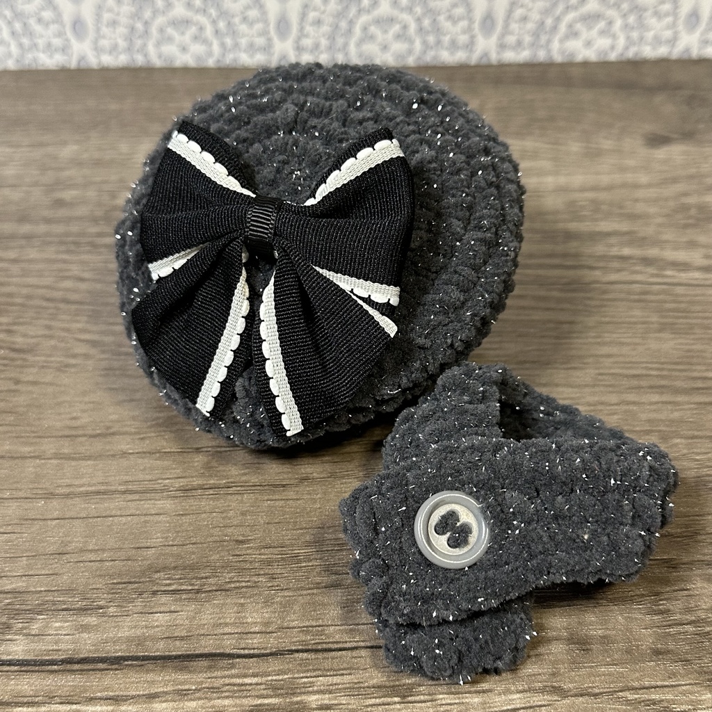 ちびぐるみ向けベレー帽&ティペット