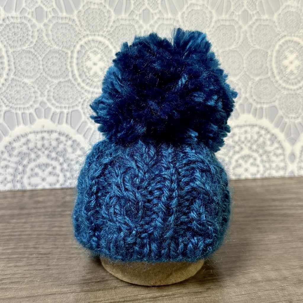 ちびぐるみ向けポンポンニット帽