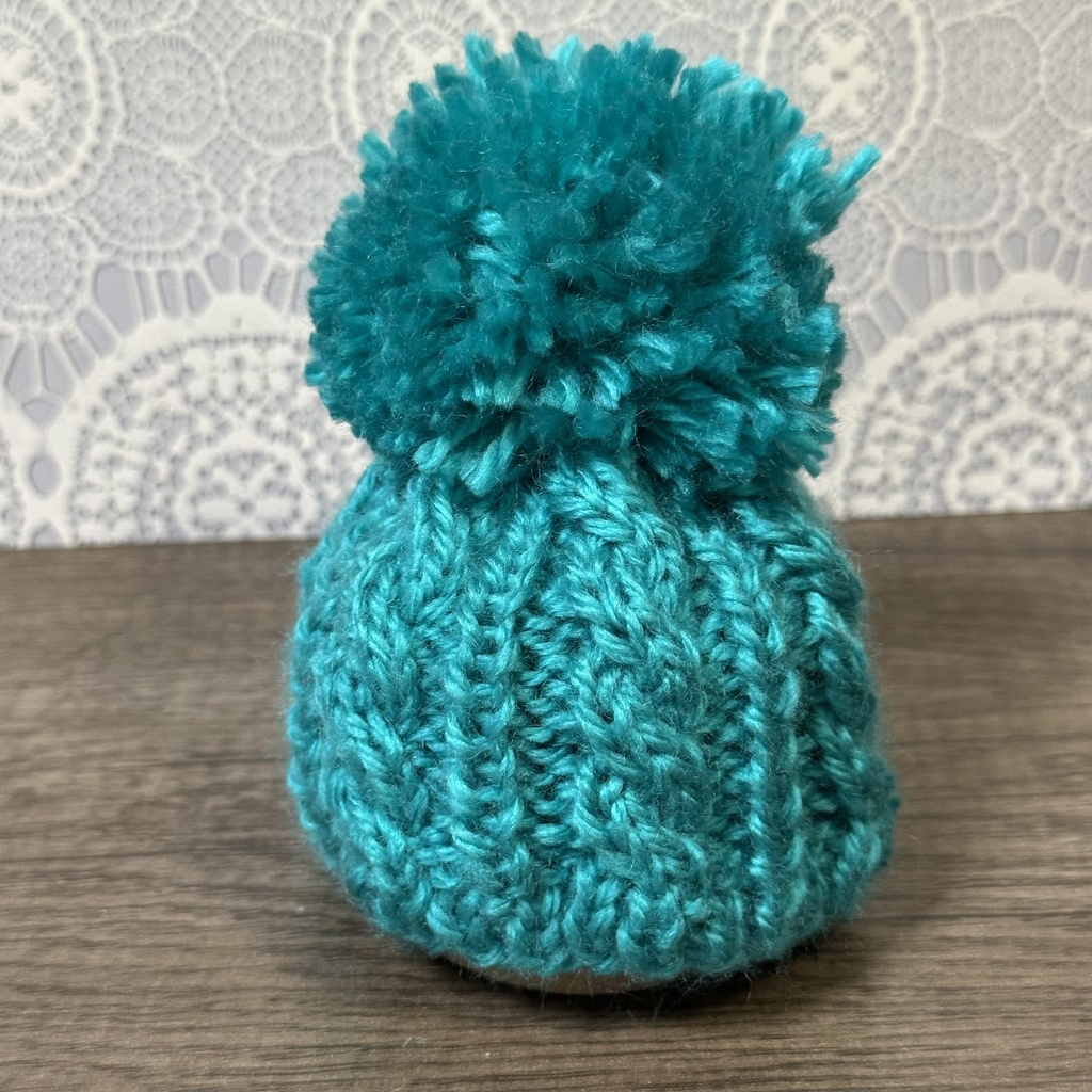 ちびぐるみ向けポンポンニット帽