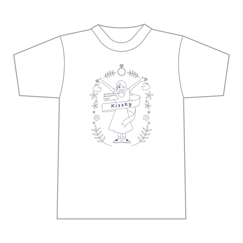 オリジナルTシャツ ネイビー