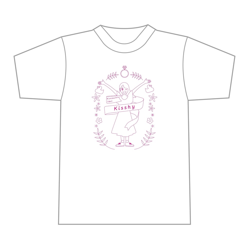 オリジナルTシャツ ピンク
