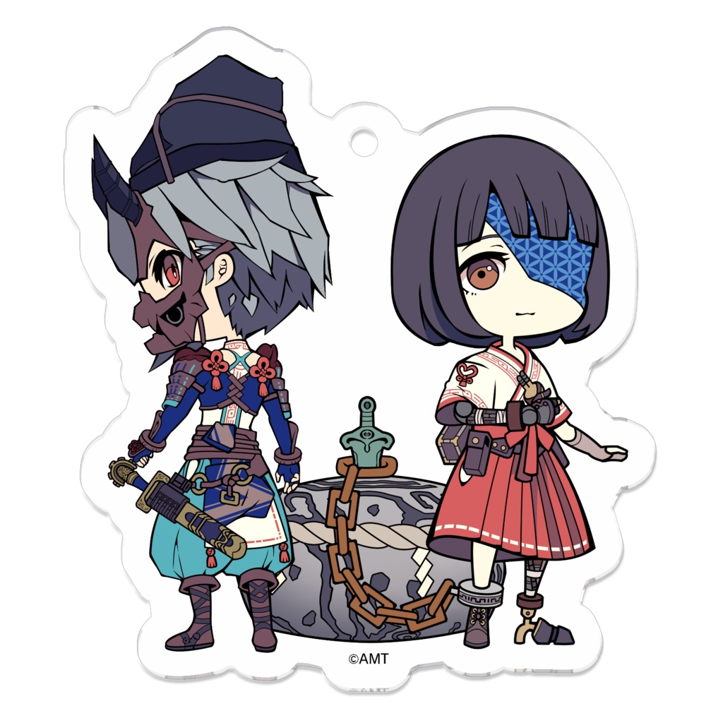 『オノゴロ物語』ハル＆マサタケ（B）アクリルキーホルダー