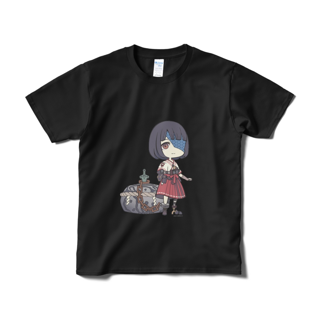 『オノゴロ物語』ハル（E）Tシャツ[黒]