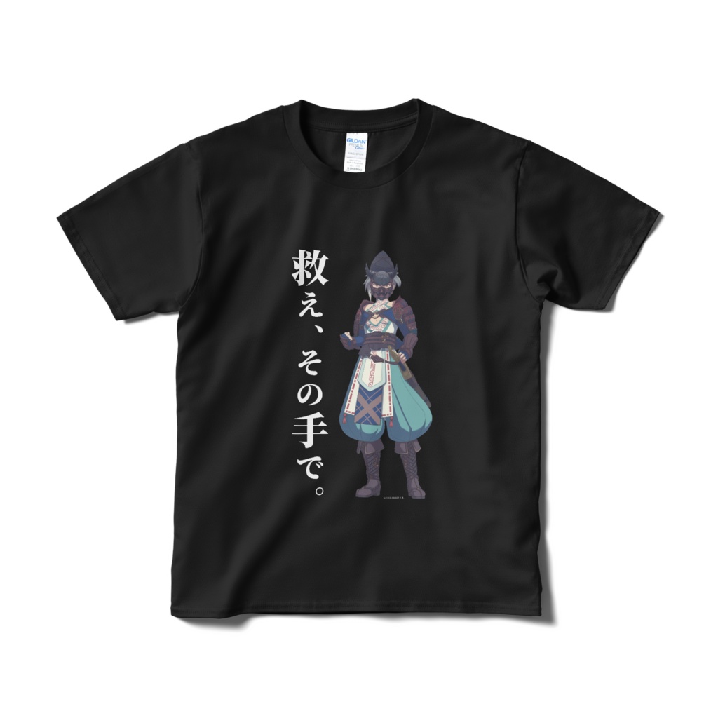 『オノゴロ物語』救え－マサタケ（A）Tシャツ[黒]