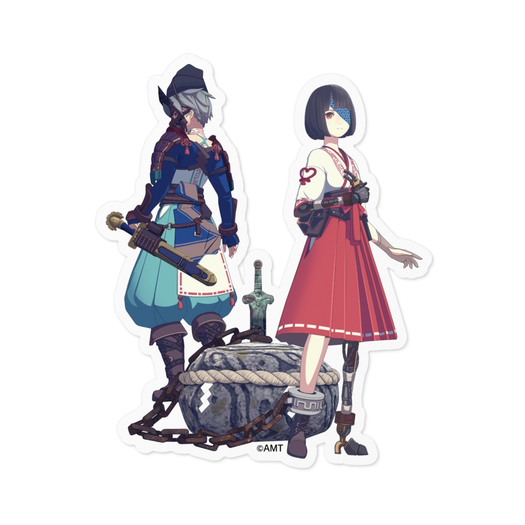 『オノゴロ物語』ハル&マサタケ(A)ステッカー