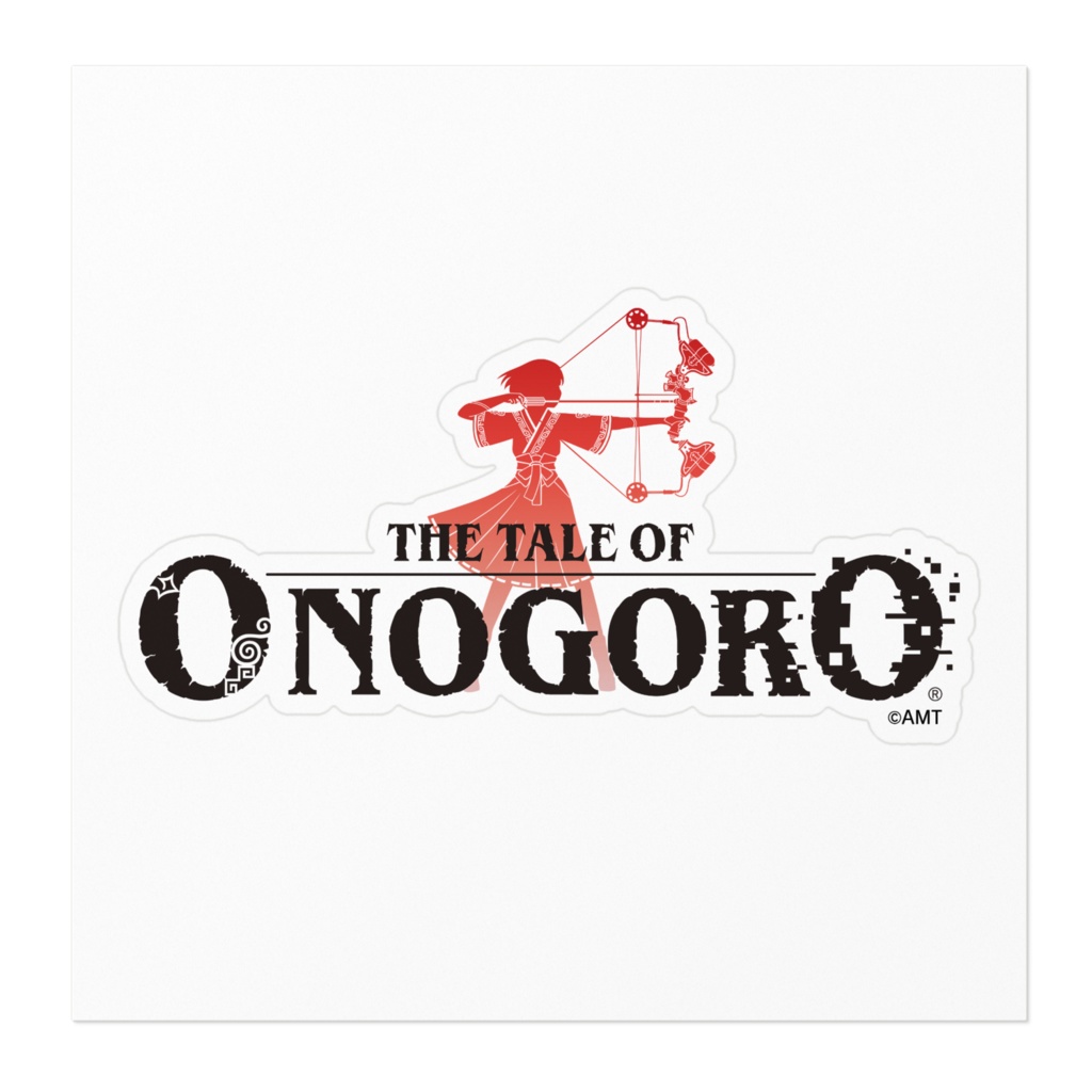 『オノゴロ物語』ロゴ(カラー)ステッカー