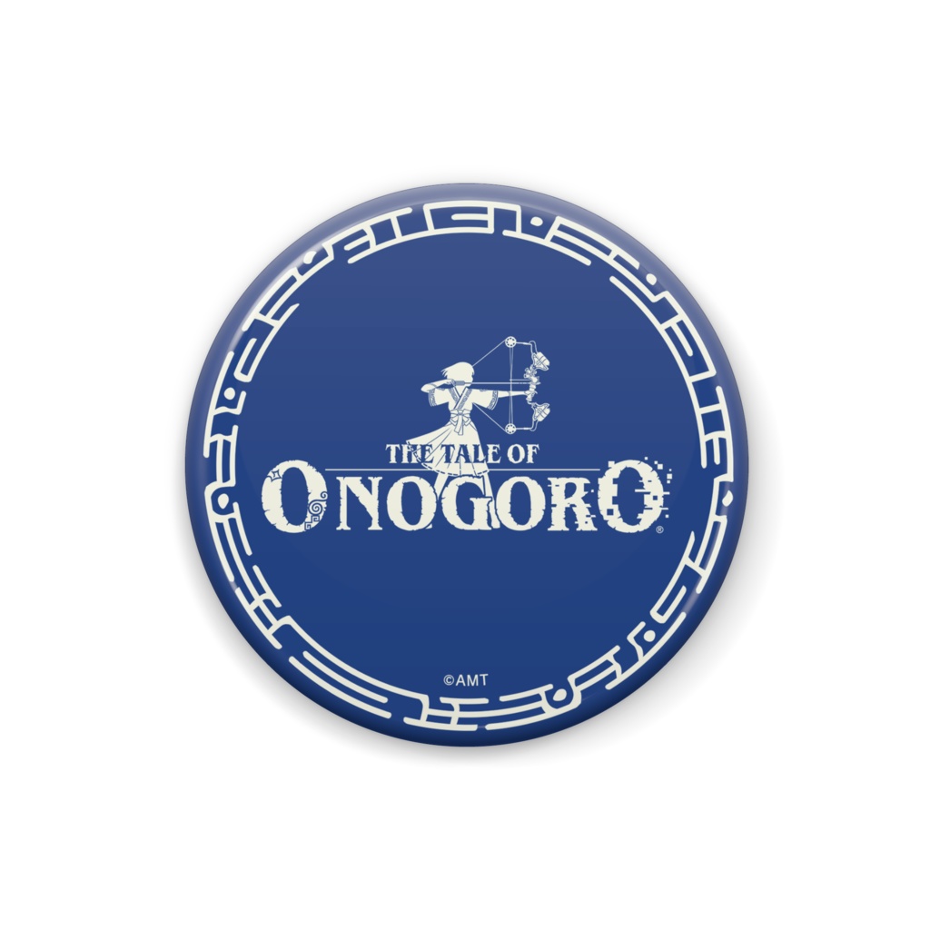 『オノゴロ物語』ロゴ（B）缶バッジ