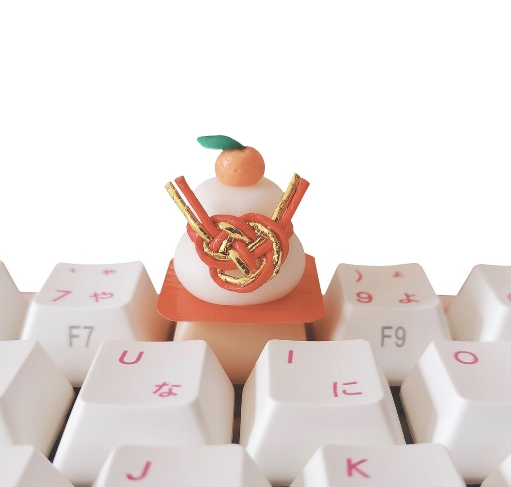 鏡餅キーキャップ ( 中 )