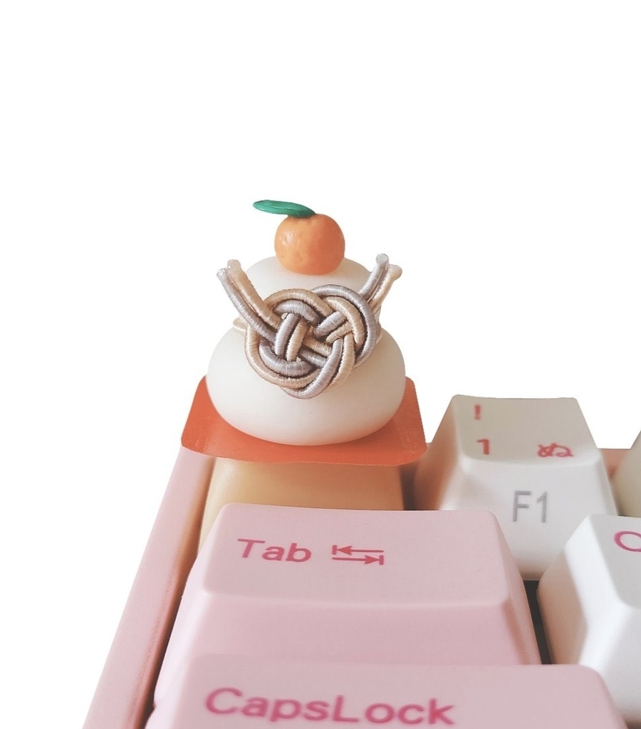 鏡餅キーキャップ ( 中 )