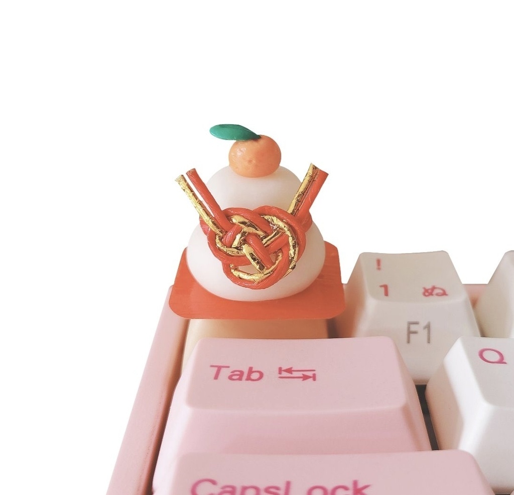 鏡餅キーキャップ ( 中 )