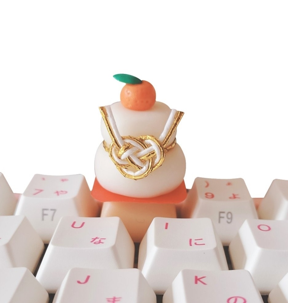 鏡餅キーキャップ ( 大 )