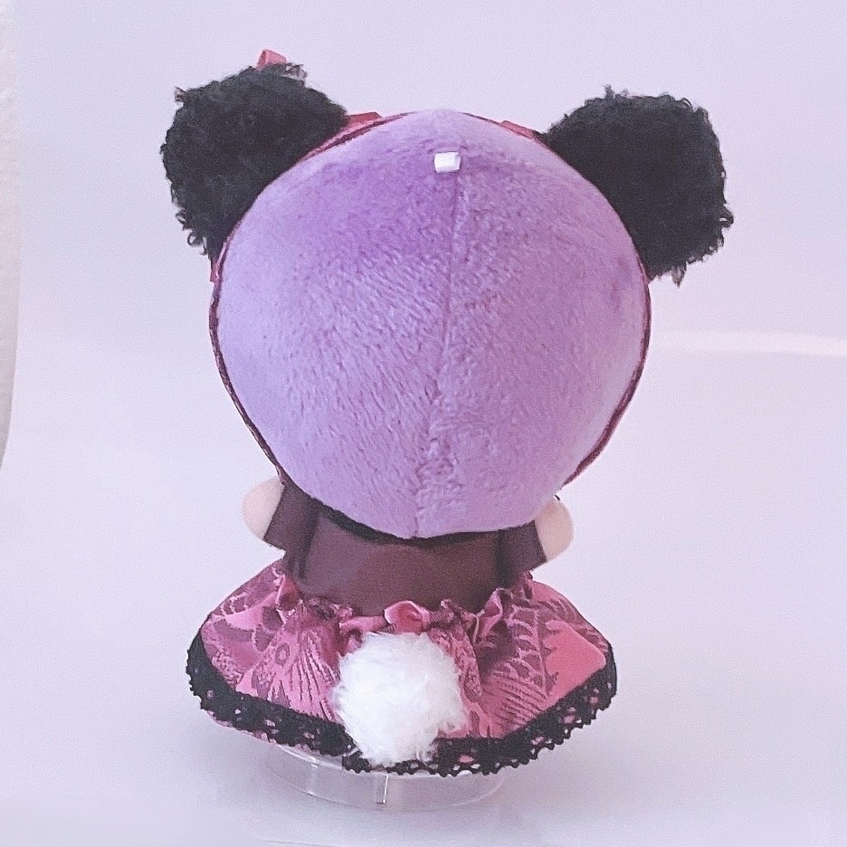 【6色】ぬい服/ちびぐるみサイズ/パンダ耳チャイナドレス/10-12cm/チャイナ服