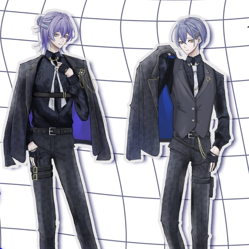 黒スーツアクリルスタンド