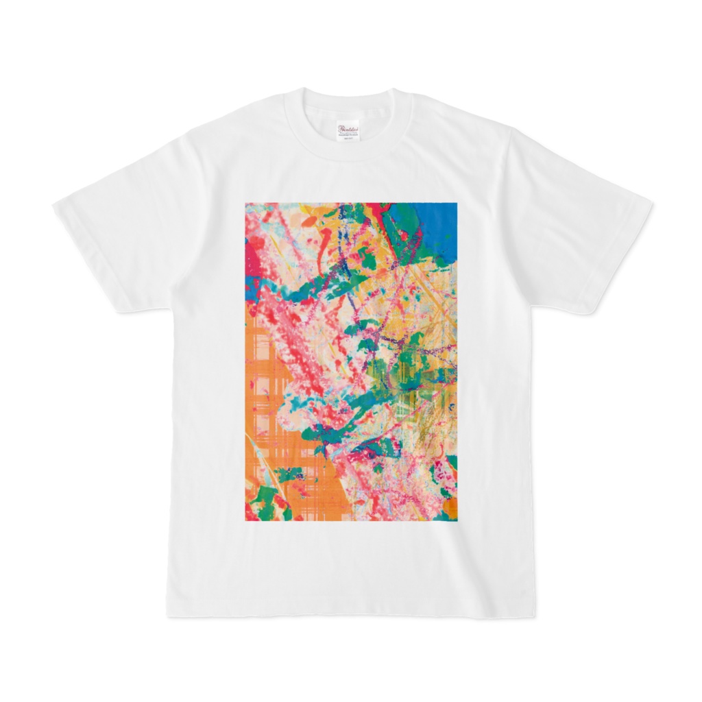 Tシャツ　 colorful　ホワイト