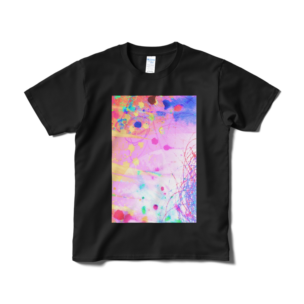 Tシャツ　オーロラ　ブラック