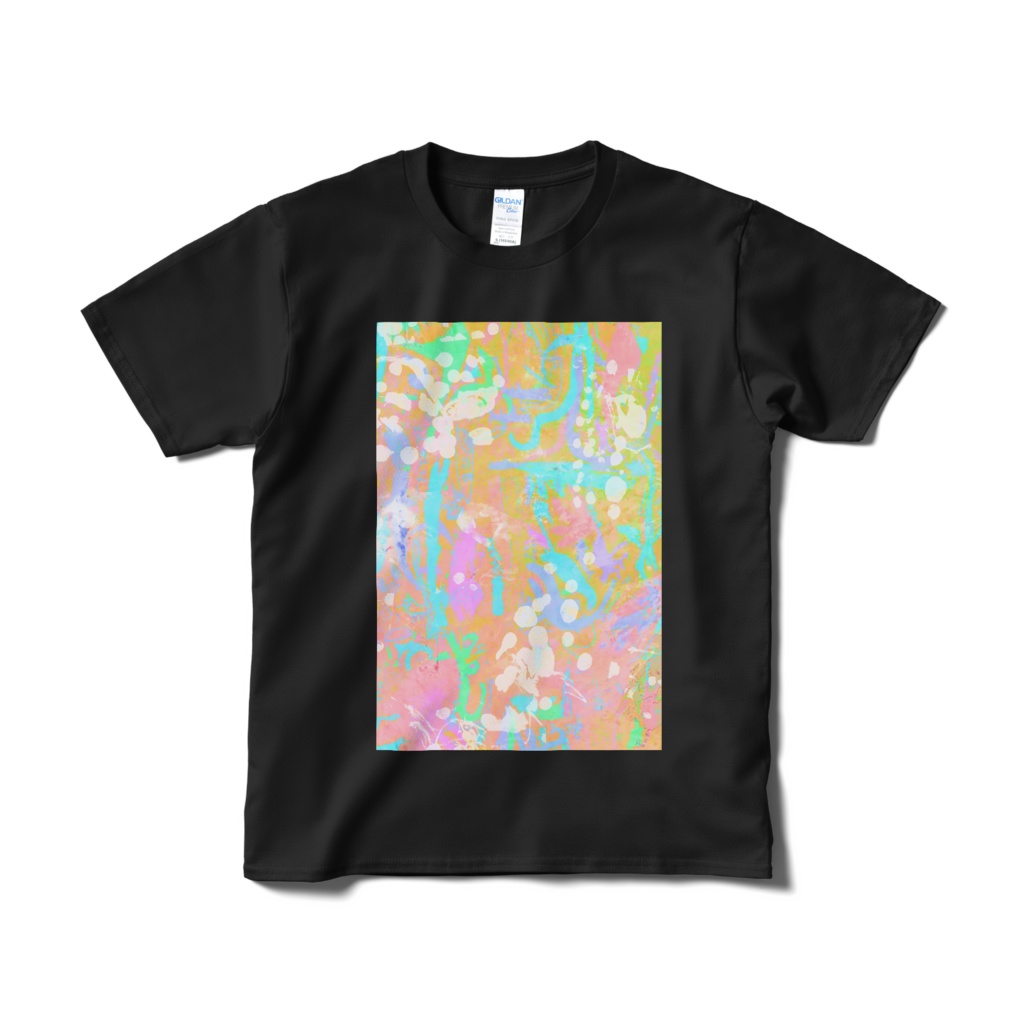 Tシャツ　Life in the water　ブラック