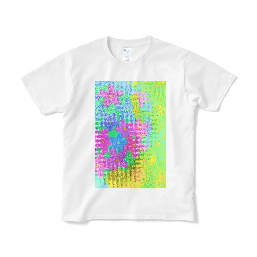 Tシャツ　Flower ホワイト