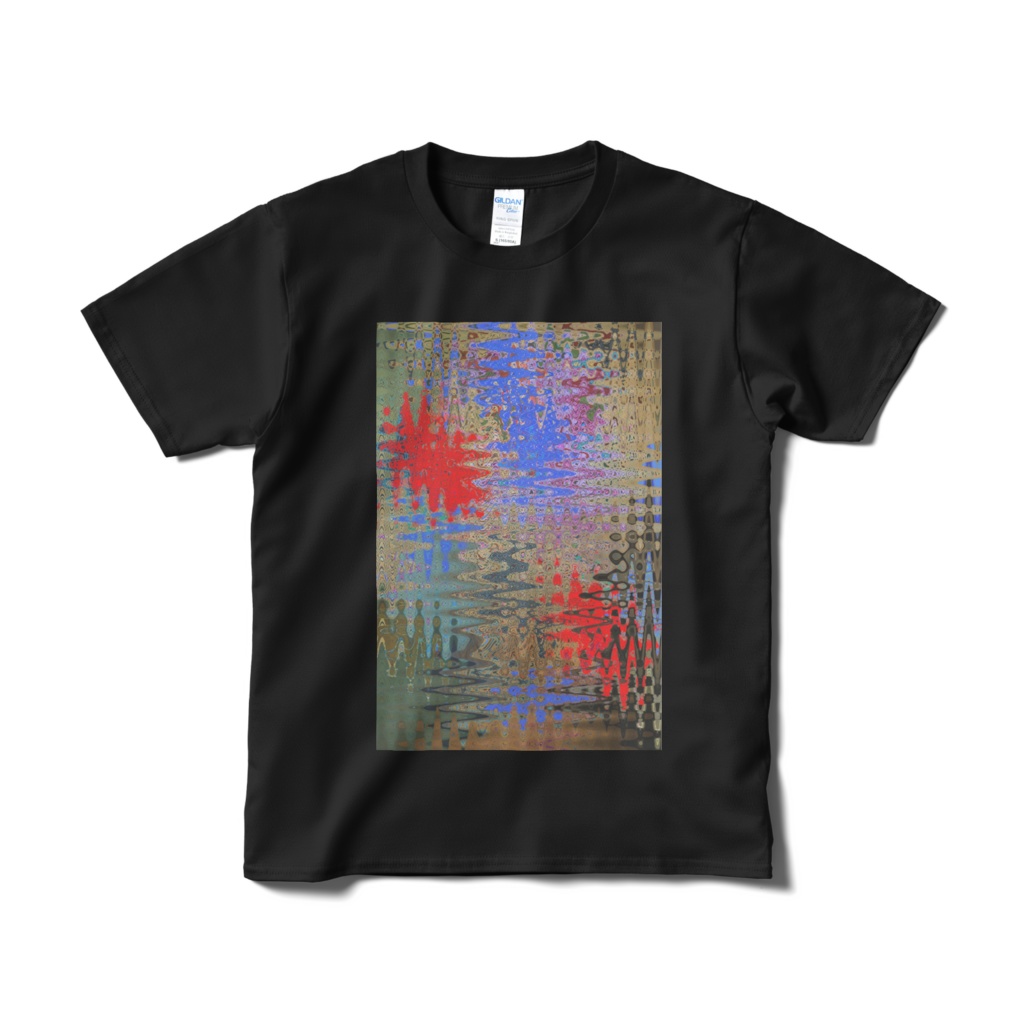 Tシャツ　waveform ブラック
