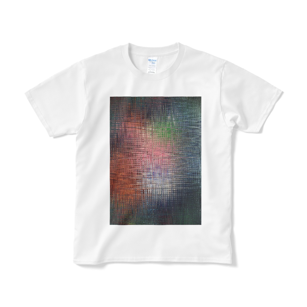 Tシャツ　 waveform hanabi　ホワイト