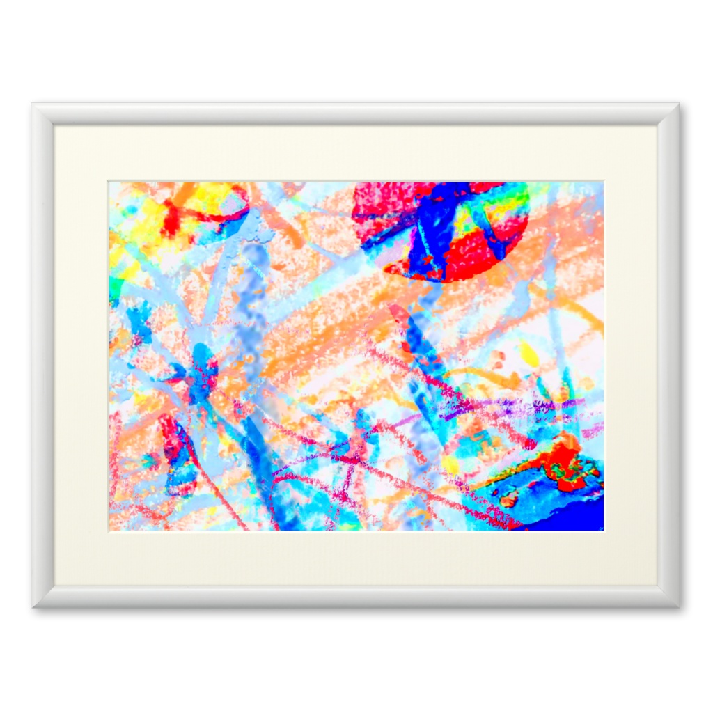 プリモアート 額縁・ホワイト rainbow1691-2 skyfield-art BOOTH