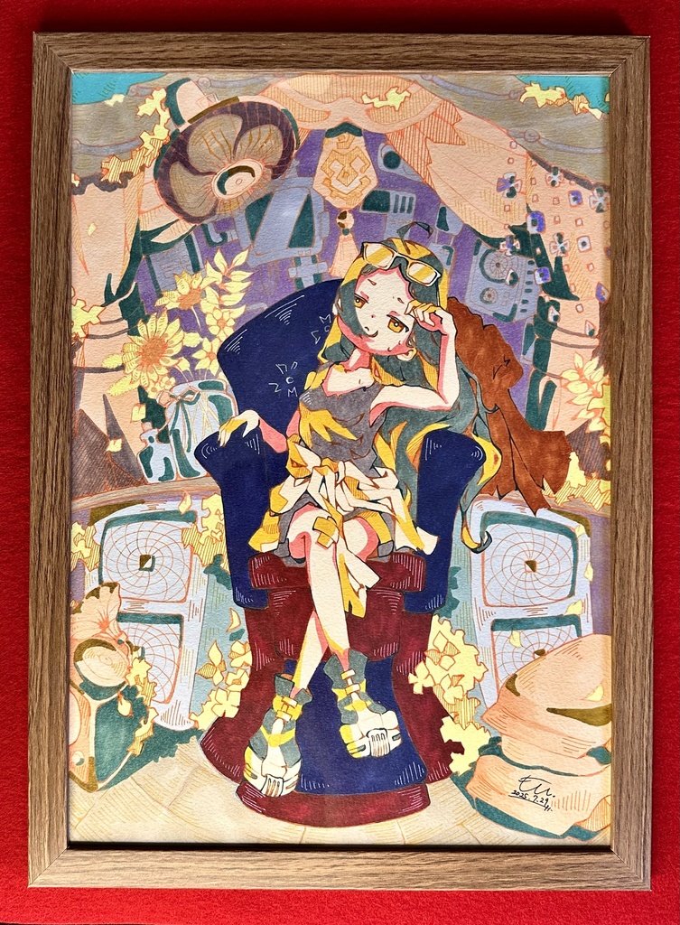 【原画】「ガラクタ屋の店主」