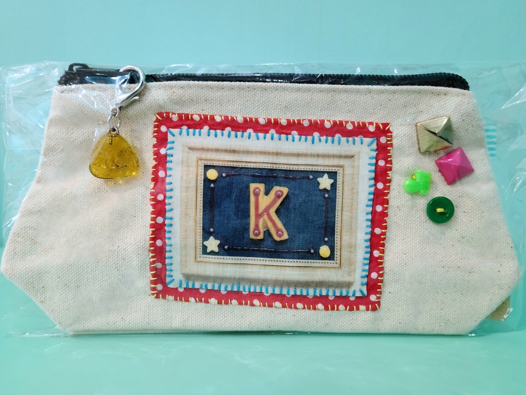 イニシャルポーチ(大)