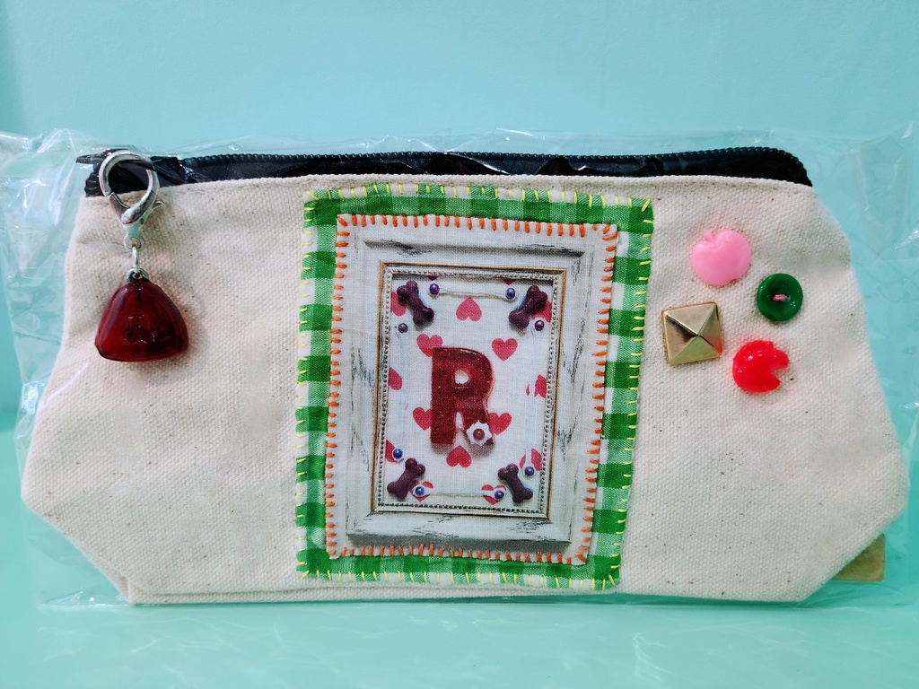 イニシャルポーチ(大)