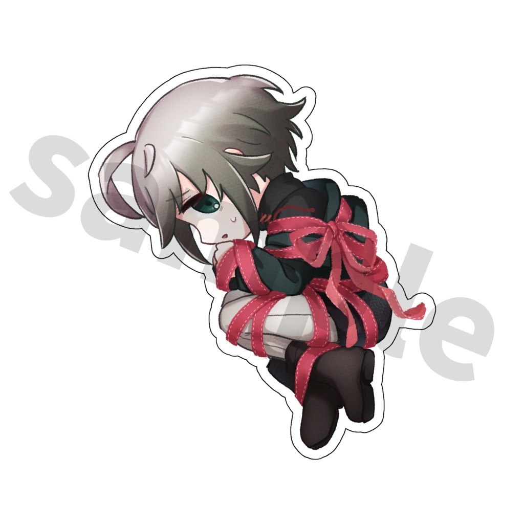 形見彼世（リボン）ステッカー