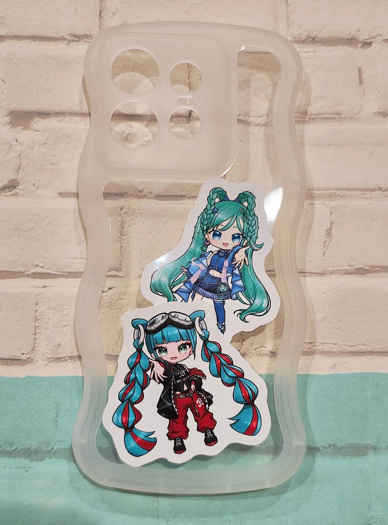 オリジナルステッカー(HEROミク・織姫ちゃん)