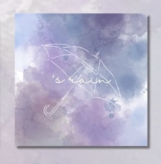 ステッカー(正方形・傘)