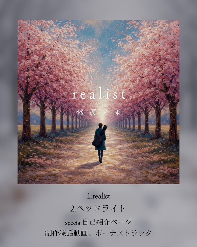 2nd single 『realist/ベットライト』リリックブック