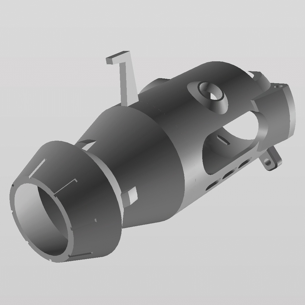 ラズパイゼロ用「Tube-Man 0+」ケース 基本パーツ(STLデータ)