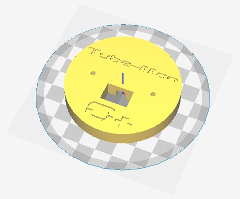 ラズパイゼロ用「Tube-Man 0+」ケース 基本パーツ(STLデータ)