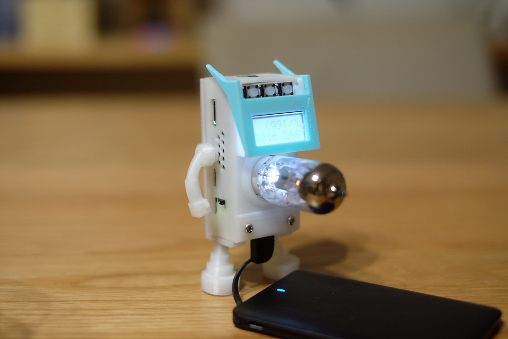 ラズパイゼロ用「Tube-Man 0+」ケース 基本パーツ(STLデータ)