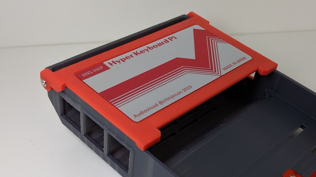 Hyper Keyboard PI 無印/+F兼用「HKP Slim Cover Case」(3Dプリンタ用STLデータのみ)